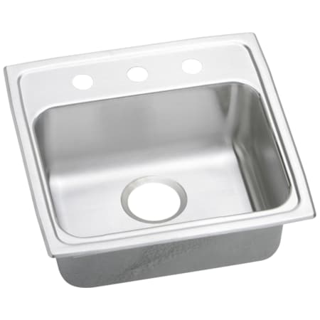 Elkay Kitchen Sink, 3 Hole, Stainless steel Finish LRADQ1918603